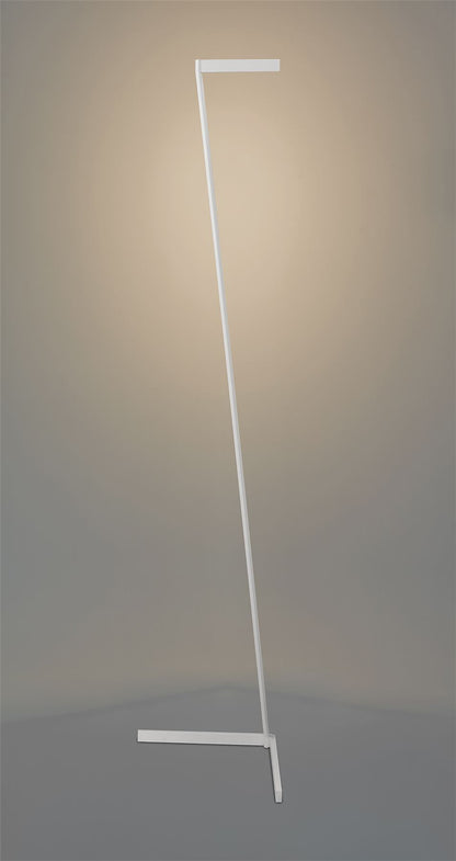 Mantra Vector Floor Lamp, 40W LED, 3000K, 3000lm, Dimmable, White, 3yrs Warranty