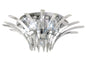 Diyas Sinclair 63cm Flush  6 Light G9 Polished Chrome Ceiling Light Fitting
