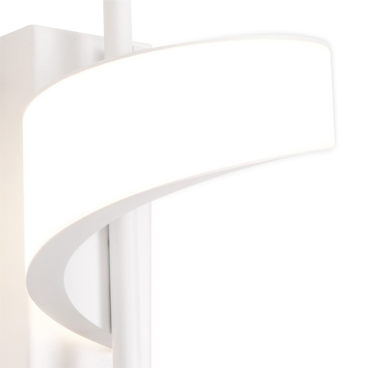 Mantra Tsunami 1 Light Spiral Wall Light, 12W LED, 3000K, 900lm, Sand White, 3yrs Warranty