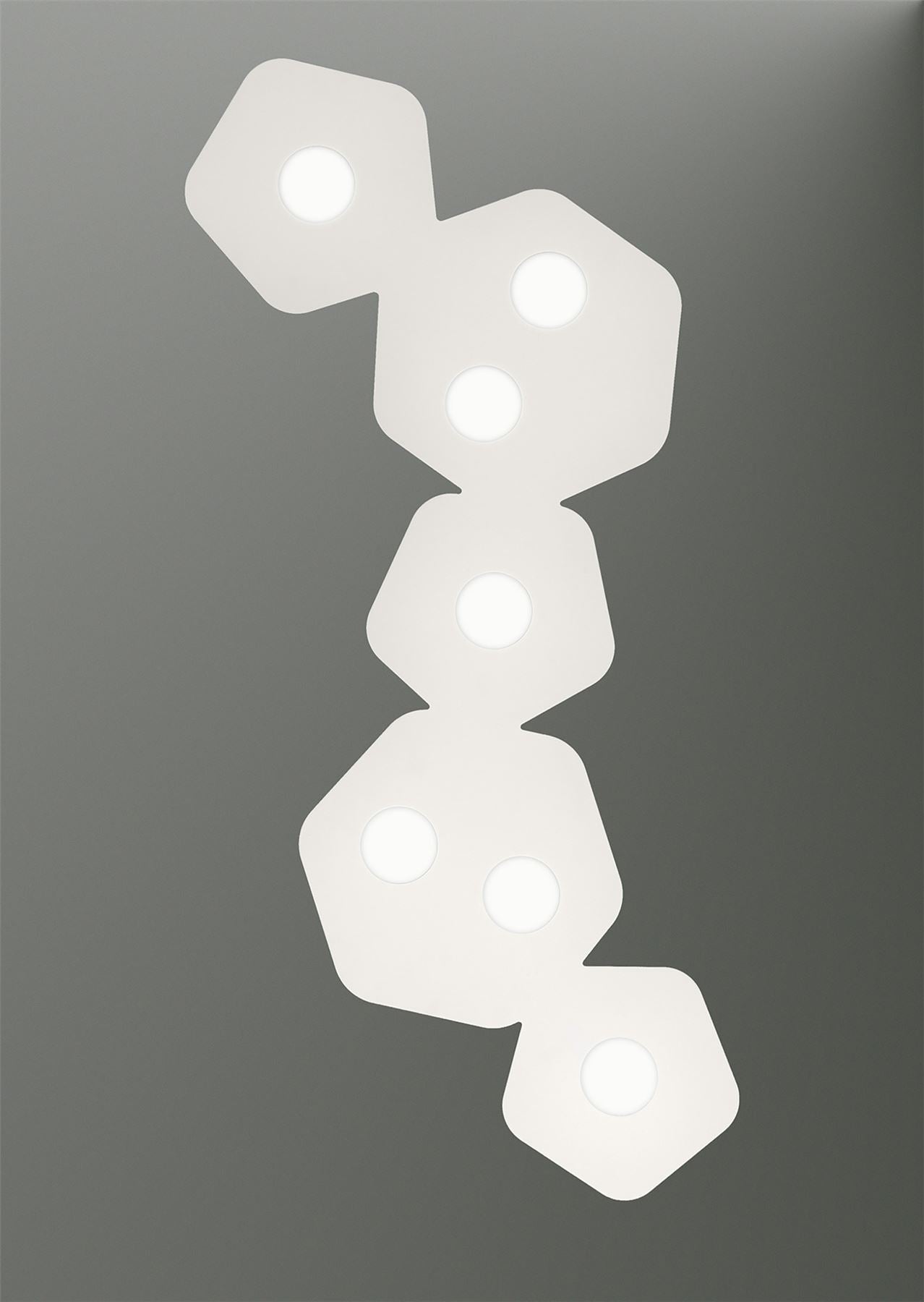 Mantra Area Linear Ceiling Light, 7 x GX53 (Max 9W, Not Included), Sand White
