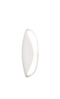 Mantra Pasion Wall Light 2 Light E27, Gloss White/White Acrylic/Polished Chrome, CFL Lamps INCLUDED