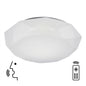 Mantra Fusion Diamante Smart 51.5cm Ceiling Light, 80W LED, 3000-5000K Tuneable White, 5200lm, Remote Control, APP, Alexa & Google Voice Control, White, 3yrs Warranty
