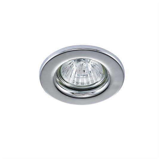 Deco Hudson GU10 Fixed Downlight Polished Chrome (Lamp Not Included), Cut Out: 60mm