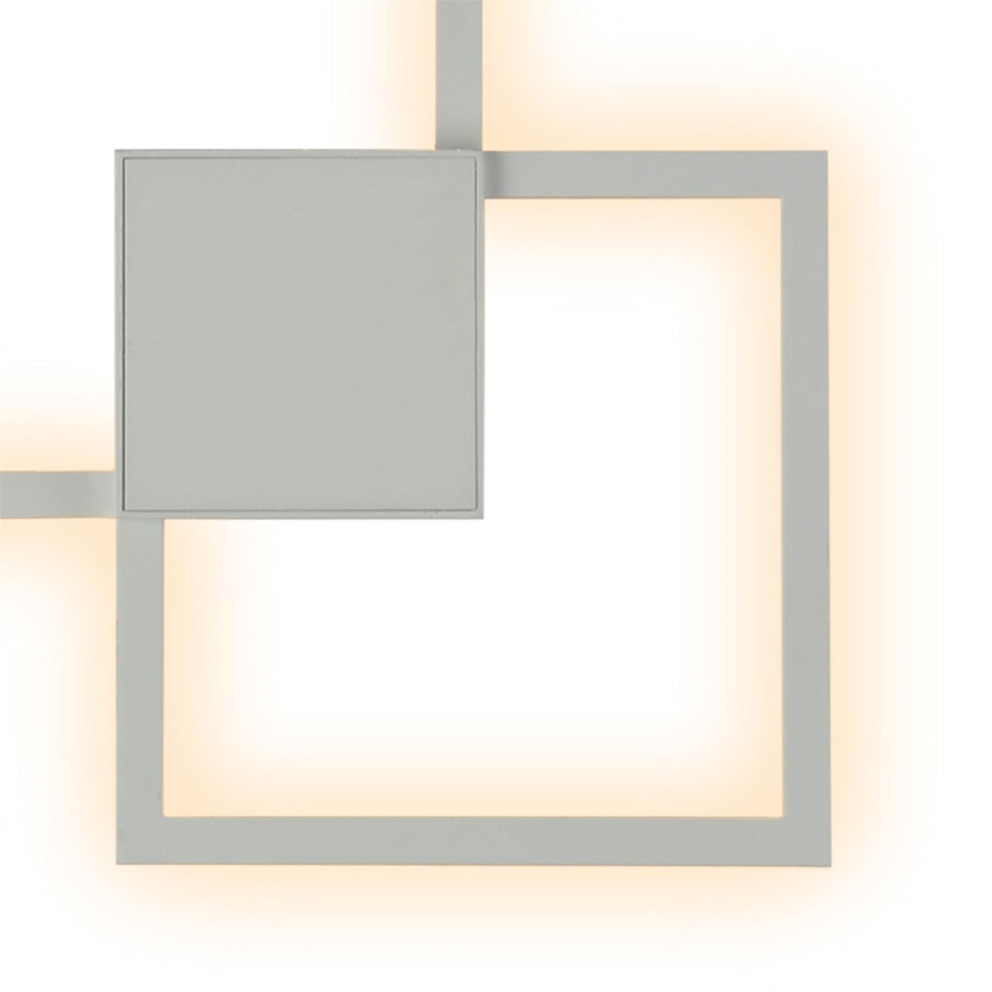 Mantra Fusion Double Ceiling/Wall Light Dimmable, 48W LED, 3000K, 3600lm, White, 3yrs Warranty