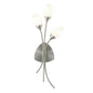 Diyas Rimini Wall Light 3 Light G9 Satin Chrome/Opal Glass