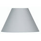 Oaks Lighting S501/8 Cotton Coolie Lampshade 200mm - Reversable Gimbal Light Shade - Soft Grey