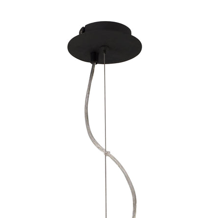Mantra M1153 Eve Pendant 3 Light E27, Anthracite with White Round Shade