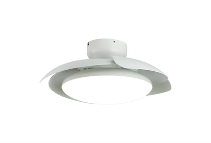Aloha II 49cm 40W LED Dimmable Ceiling Light With Built-In 25W DC Fan, 3000-5000K Remote Control, 6400lm, White, 5yrs Warranty