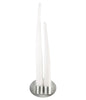 Mantra M1694 Estalacta Wall Light 2 Light GU10 Indoor/Outdoor, Silver/Opal White