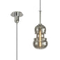 Mantra Sonata Pendant 22cm Round, 1 x E27, Polished Chrome/Graphite