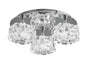 Mantra M3925 O2 Ceiling 3 Light G9 Small, Polished Chrome