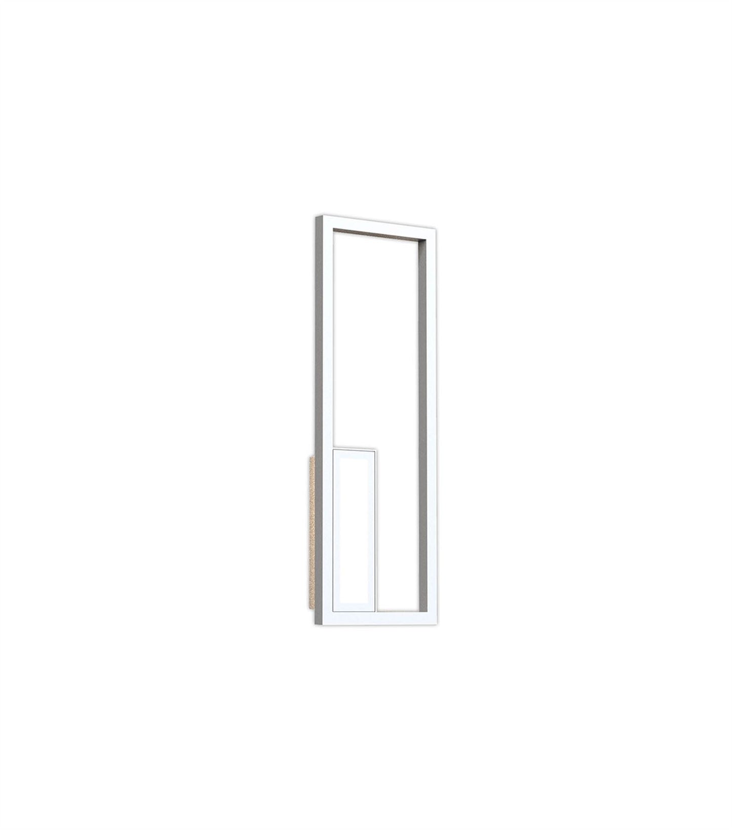 Mantra Boutique Rectangle Wall Light, Dimmable, 21W LED, 3000K, 1130lm, White, 3yrs Warranty