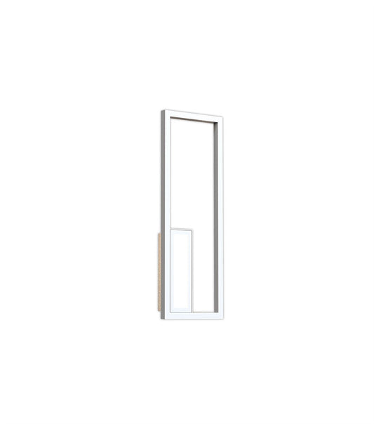 Mantra Boutique Rectangle Wall Light, Dimmable, 21W LED, 3000K, 1130lm, White, 3yrs Warranty