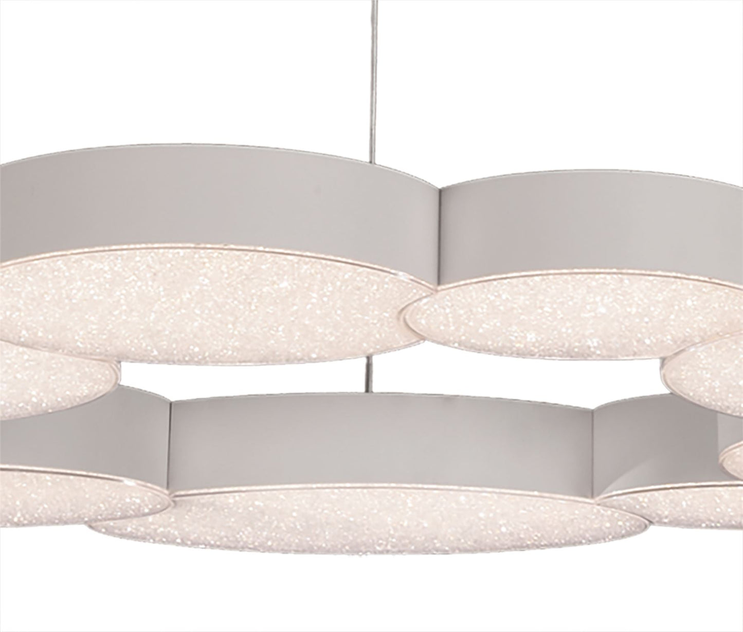 Mantra Fusion M5760 Lunas Pendant 80cm Diameter 76W LED 3000K, 3700lm, RF Remote Control White, 3yrs Warranty