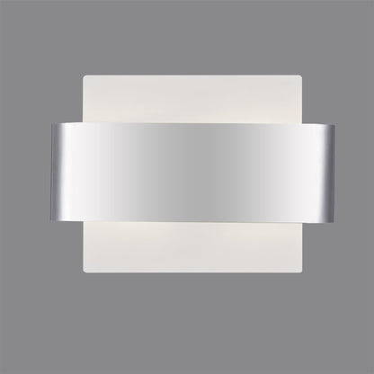 Deco Damo 2 Light G9 Flush Ceiling Light, White Base with Polished Chrome Centre Band