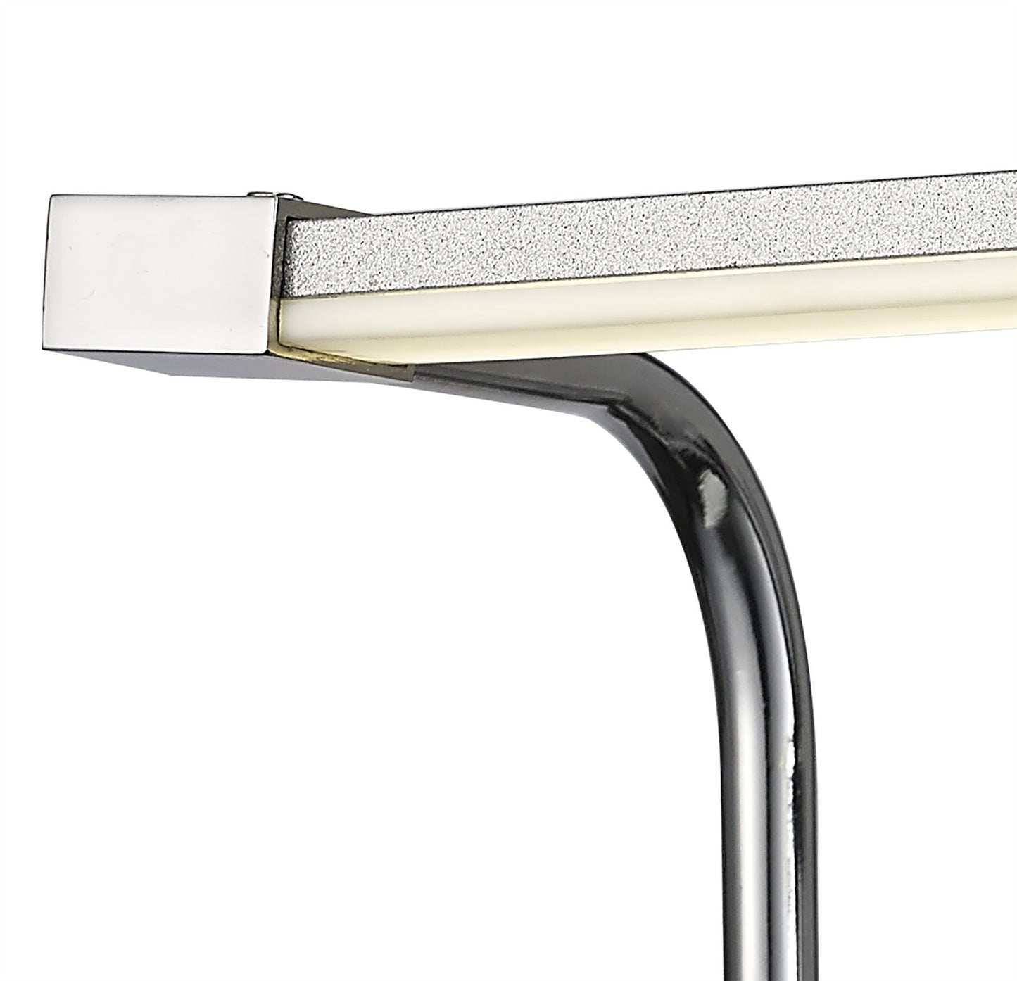Mantra M5086 Sisley Wall Light 6W LED Chrome IP44 4000K, 420lm, Silver/Frosted Acrylic/Polished Chrome, 3yrs Warranty