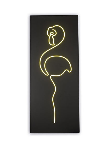 Mantra Trazos Bird Picture Wall Light, 22W LED, 4000K, 1100lm, Matt Black, 3yrs Warranty
