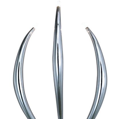 Diyas Llamas Wall Light 3 Light G4 Polished Chrome, NOT LED/CFL Compatible