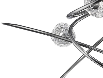 Mantra M3940 Maremagnum Ceiling 8 Light G9, Polished Chrome