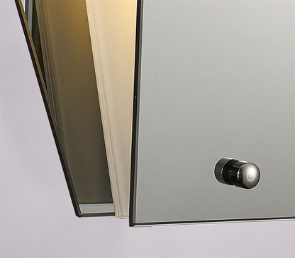 Deco Atlantis 250 x 260mm Wall Light, 1 Light E27 Frosted/Mirror