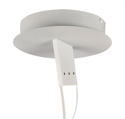 Mantra Nur XL M6007 Nur Blanco XL Square Semi Ceiling 80W LED 3000K, 6200lm, Dimmable White/Frosted Acrylic, 3yrs Warranty - M6007 Ceiling