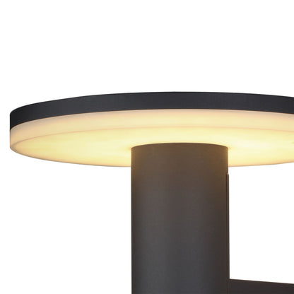 Mantra Fusion Cerler Wall Light, 10W LED, 3000K, 700lm, IP54, Anthracite, 3yrs Warranty
