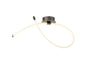 Mantra Armonia Semi Flush Loop, Dimmable, 25W LED, 3000K, 1875lm, Titanium/Frosted Acrylic, 3yrs Warranty Ceiling