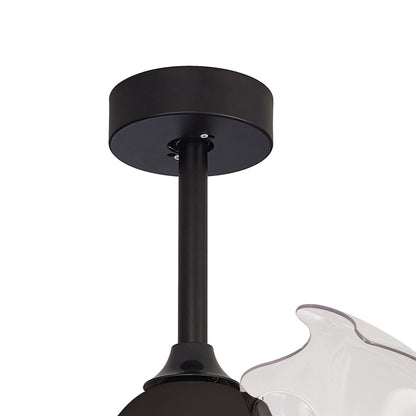 Coin Air 60W LED Dimmable Ceiling Light With Built-In 30W DC Reversible Fan, Remote & APP Control, Black, 3300lm, 5yrs Warranty