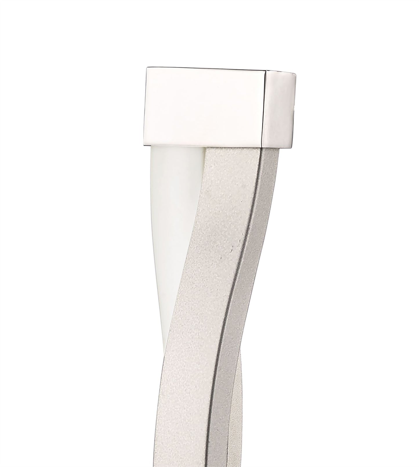 Mantra Sahara Wall Light 6W LED 3000K, 420lm, Dimmable Silver/Frosted Acrylic/Polished Chrome, 3yrs Warranty