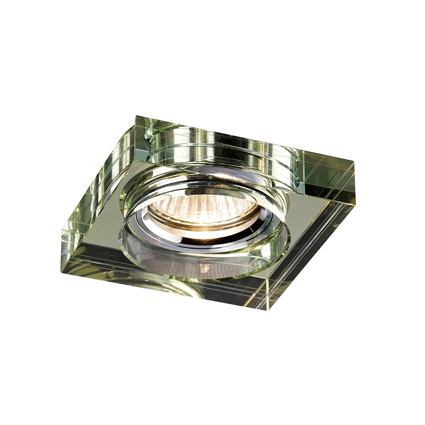 Diyas Crystal Downlights Crystal Downlight Deep Square Rim Only White Wine, IL30800 REQUIRED TO COMPLETE THE ITEM, Cut Out: 62mm