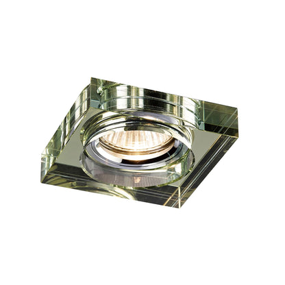 Diyas Crystal Downlights Crystal Downlight Deep Square Rim Only White Wine, IL30800 REQUIRED TO COMPLETE THE ITEM, Cut Out: 62mm
