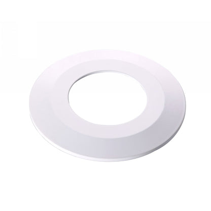Dlux Bazi, White Aluminum Ring, 80mm x 4mm, 5 yrs Warranty Recessed