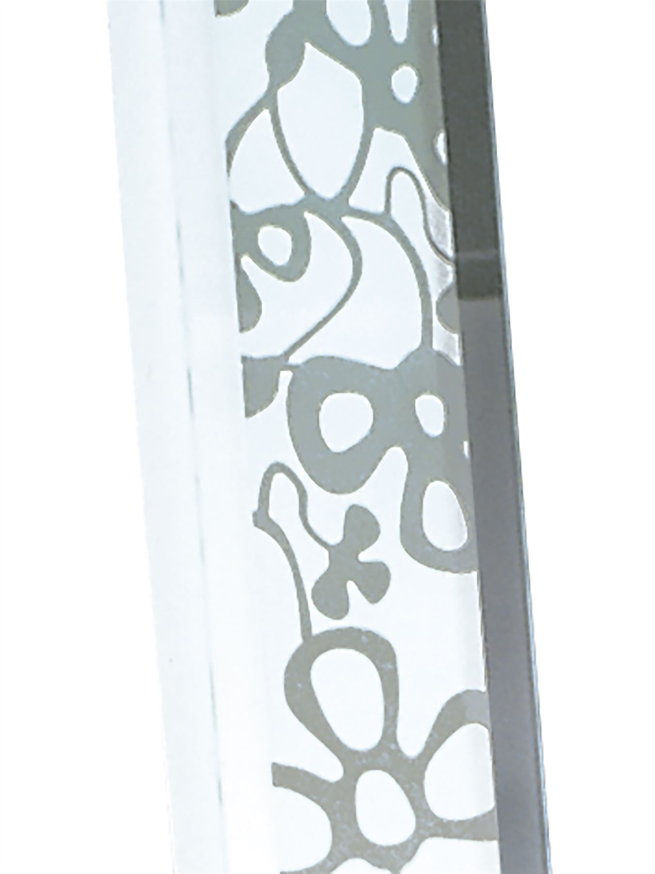 Mantra Euphoria Floor Lamp 2 Light T5, Polished Chrome/Opal White Glass, NOT LED/CFL Compatible