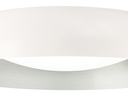 Mantra M4846 Argenta Ceiling Large 30W LED 3000K, 3000lm, Matt White/Silver/White Acrylic, 3yrs Warranty - M4846 Ceiling