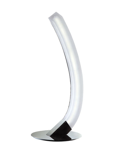 Mantra M3564 On Table Lamp Left 5W LED 3000K, 500lm, Polished Chrome/Frosted Acrylic, 3yrs Warranty