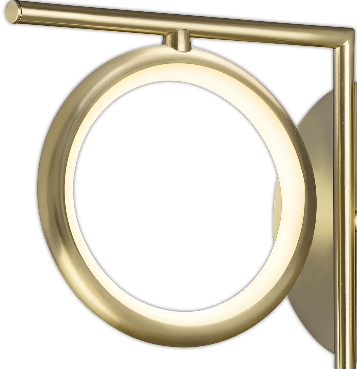 Mantra Olimpia Wall Light, 8W LED, 3000K, 600lm, IP20, Satin Gold, 3yrs Warranty