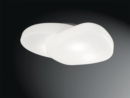 Mantra M1893 Ufo Ceiling 4 Light E27 Outdoor IP44, Matt White/Opal White