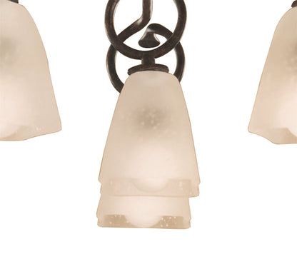 Mantra (0001 001) Oberture 60cm Ceiling 6 Light E14, Brown/Black Oxide
