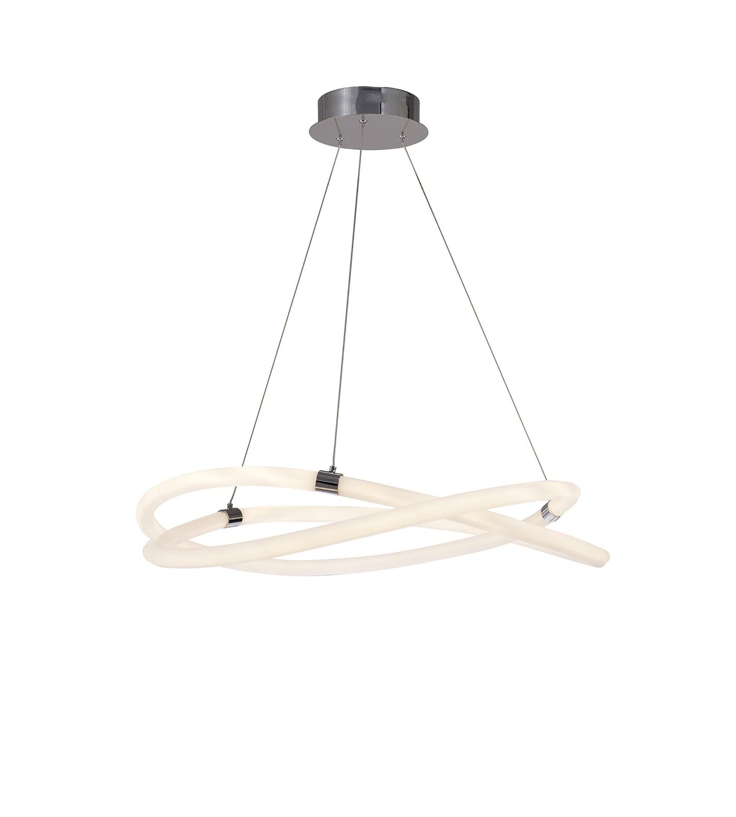 Mantra Infinity II 73cm Ceiling Light, 60W LED, 3000K, 4500lm, IP20, Chrome, 3yrs Warranty
