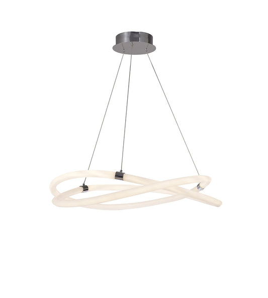 Mantra Infinity II 73cm Ceiling Light, 60W LED, 3000K, 4500lm, IP20, Chrome, 3yrs Warranty
