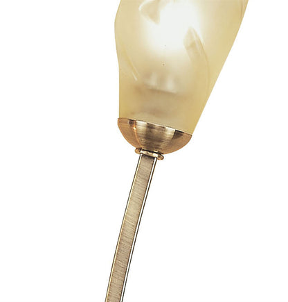 Mantra Pietra Wall Light Switched 2 Light G9, Antique Brass