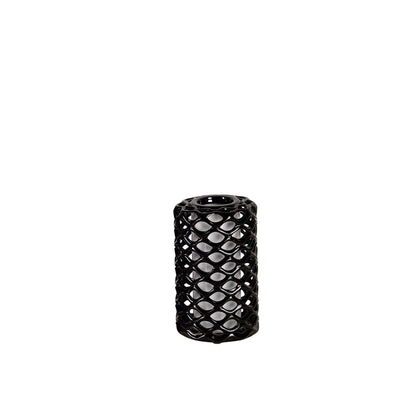 Diyas Home Ceramics (DH) Vase 24cm Black and White Ceramic Ceramics