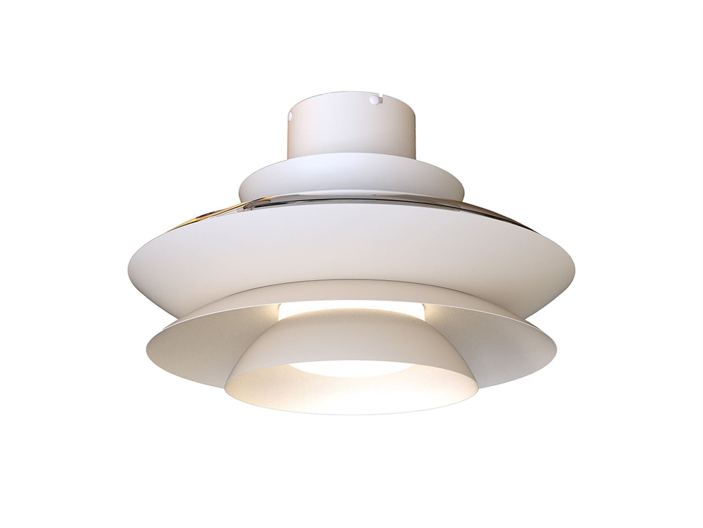 Aconcagua 50cm 20W LED Dimmable Ceiling Light With Built-In 30W DC Fan, 3000-5000K Remote Control, 3600lm, White, 5yrs Warranty
