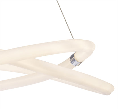 Mantra Infinity II 73cm Ceiling Light, 60W LED, 3000K, 4500lm, IP20, Chrome, 3yrs Warranty