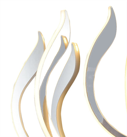 Mantra M5560 Versailles Ceiling LED Light 256W, 12339lm, 3000K Polished Chrome/White Acrylic, 3yrs Warranty