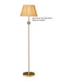 Diyas Elena Floor Lamp WITHOUT SHADE 1 Light E27 Gold/Crystal