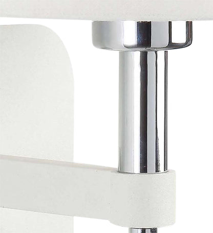 Mantra M5316 Habana Wall Light 1 Light WITHOUT SHADE E27 + Reading Light 3W LED 4000K, 200lm, Matt White/Polished Chrome, 3yrs Warranty