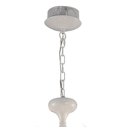 Diyas Llamas 96cm  15 Light G4 White, NOT LED/CFL Compatible Ceiling Pendant Light Fitting
