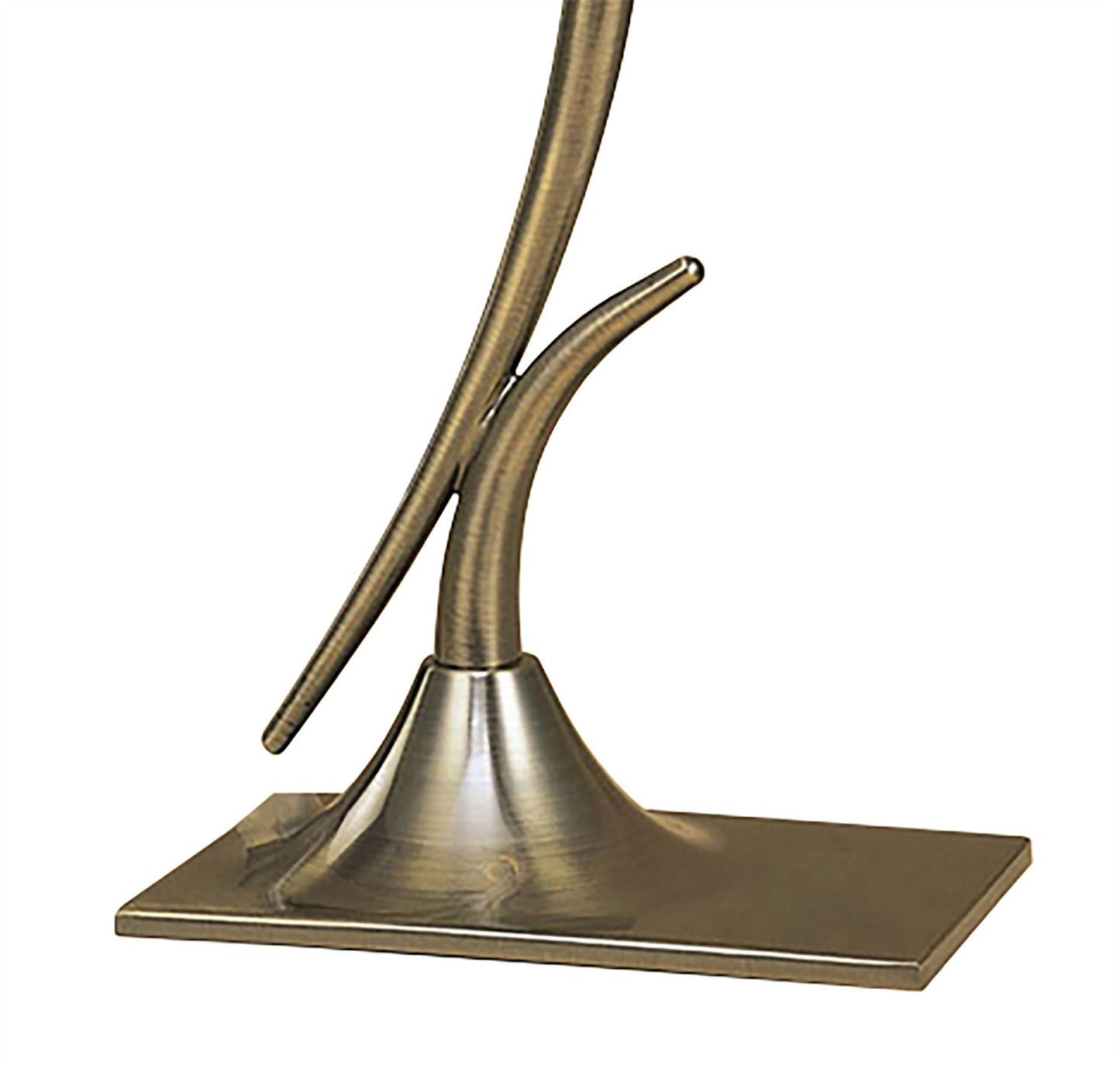 Mantra Flavia lavia Table Lamp 1 Light G9, Antique Brass