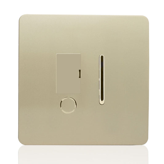 Trendi Artistic Modern Glossy Tactile Fused Spur Switch Gold ART-FSGO